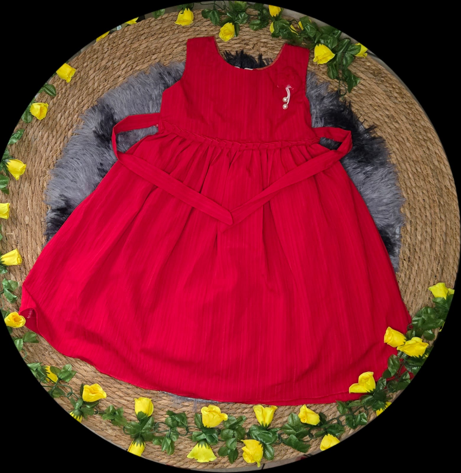Ruby garden celebration dress