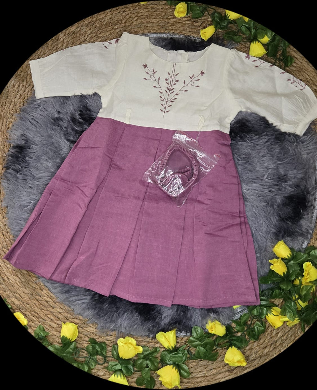 Dusty rose heritage dress